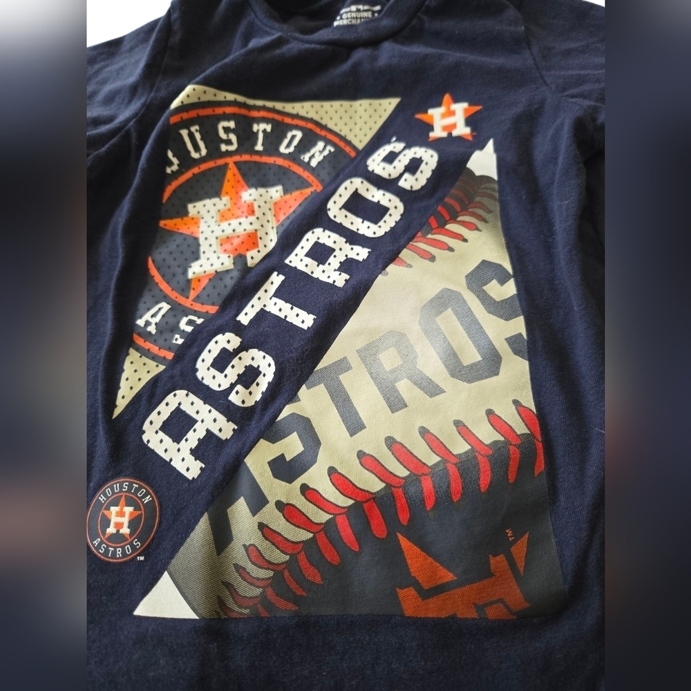 Genuine Merchandise Blue Astros Tee Size 4T